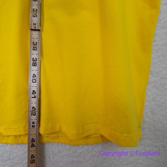 NEW Eloquii yellow Cross‎ Front Flutter Sleeve Dress, size 24 - Picture 13 of 16